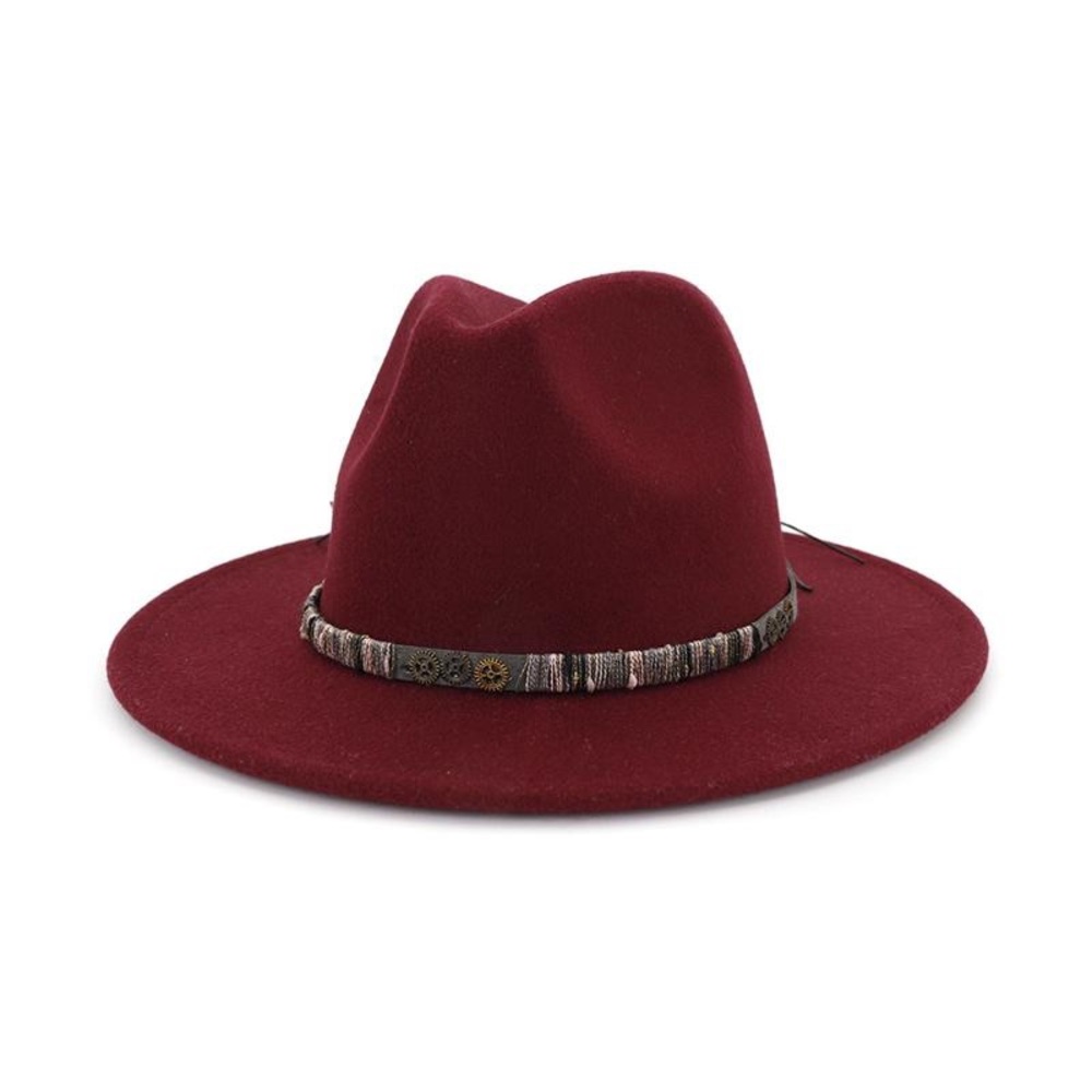 Jazz Hats 3 hats - maroon, black, pink